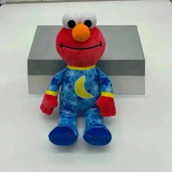 Sesame Street Plush Sleepy Time Elmo Lullaby & Goodnight Music 13" Tested - Picture 1 of 4